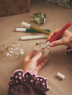 DIY Glasshjerteornament