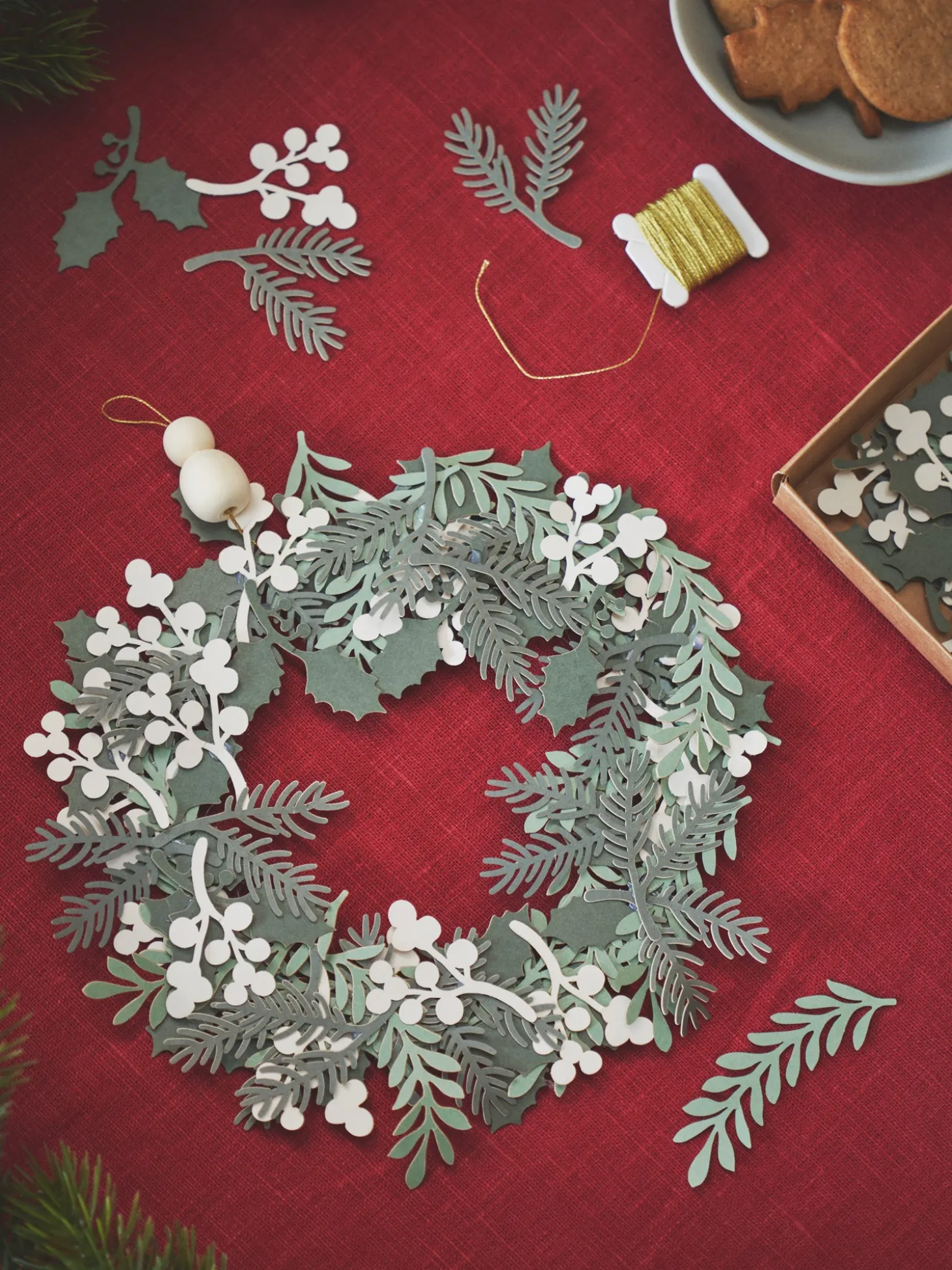 DIY-sett For Papirkrans