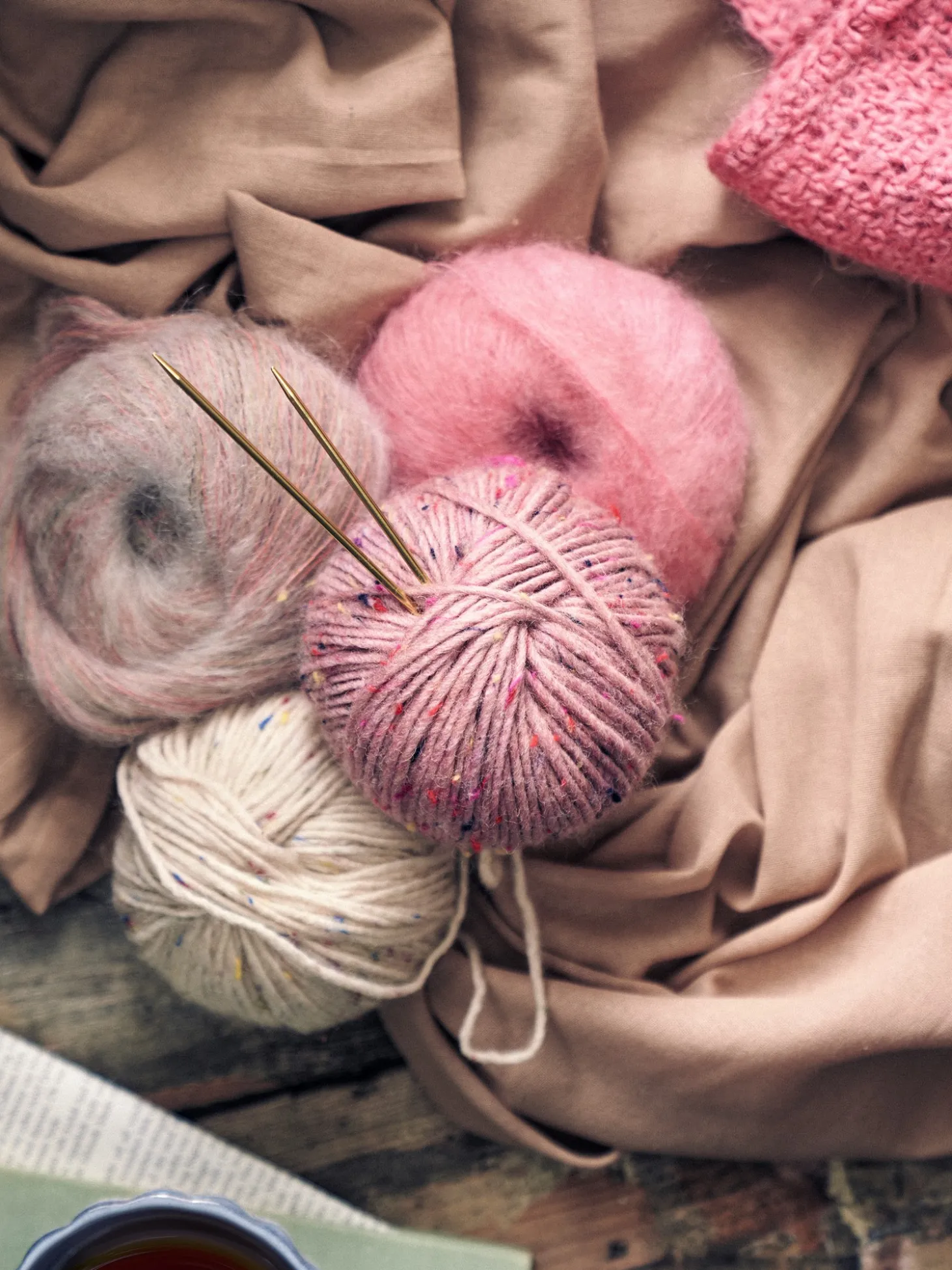 Garn Av Mohair Og Nylon