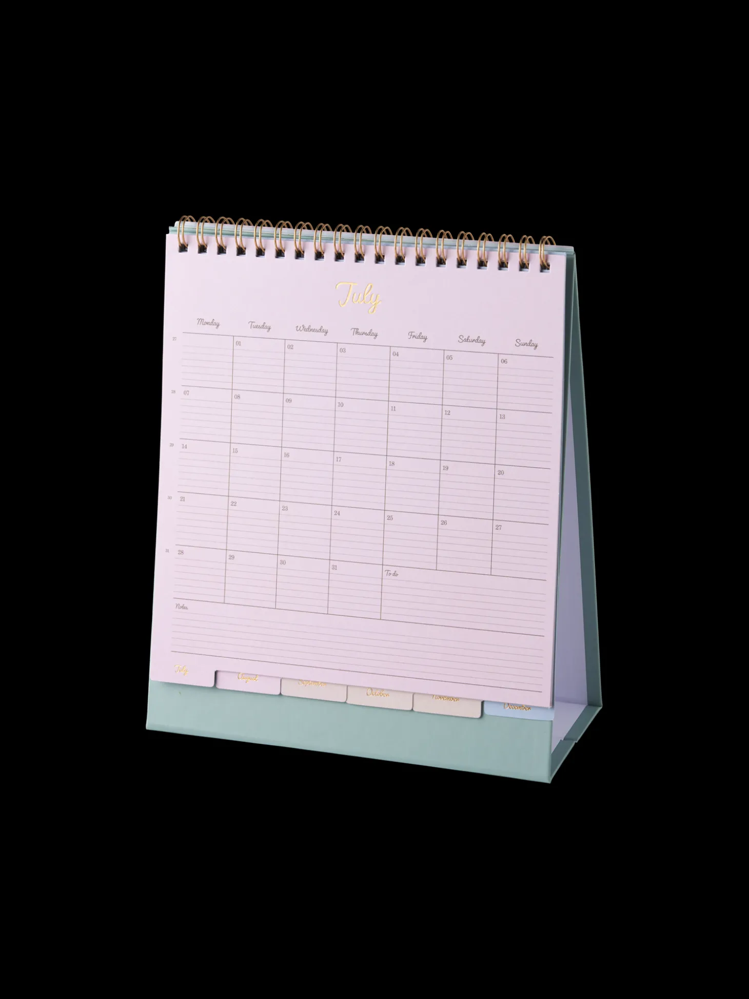 Månedlig Skrivebordskalender