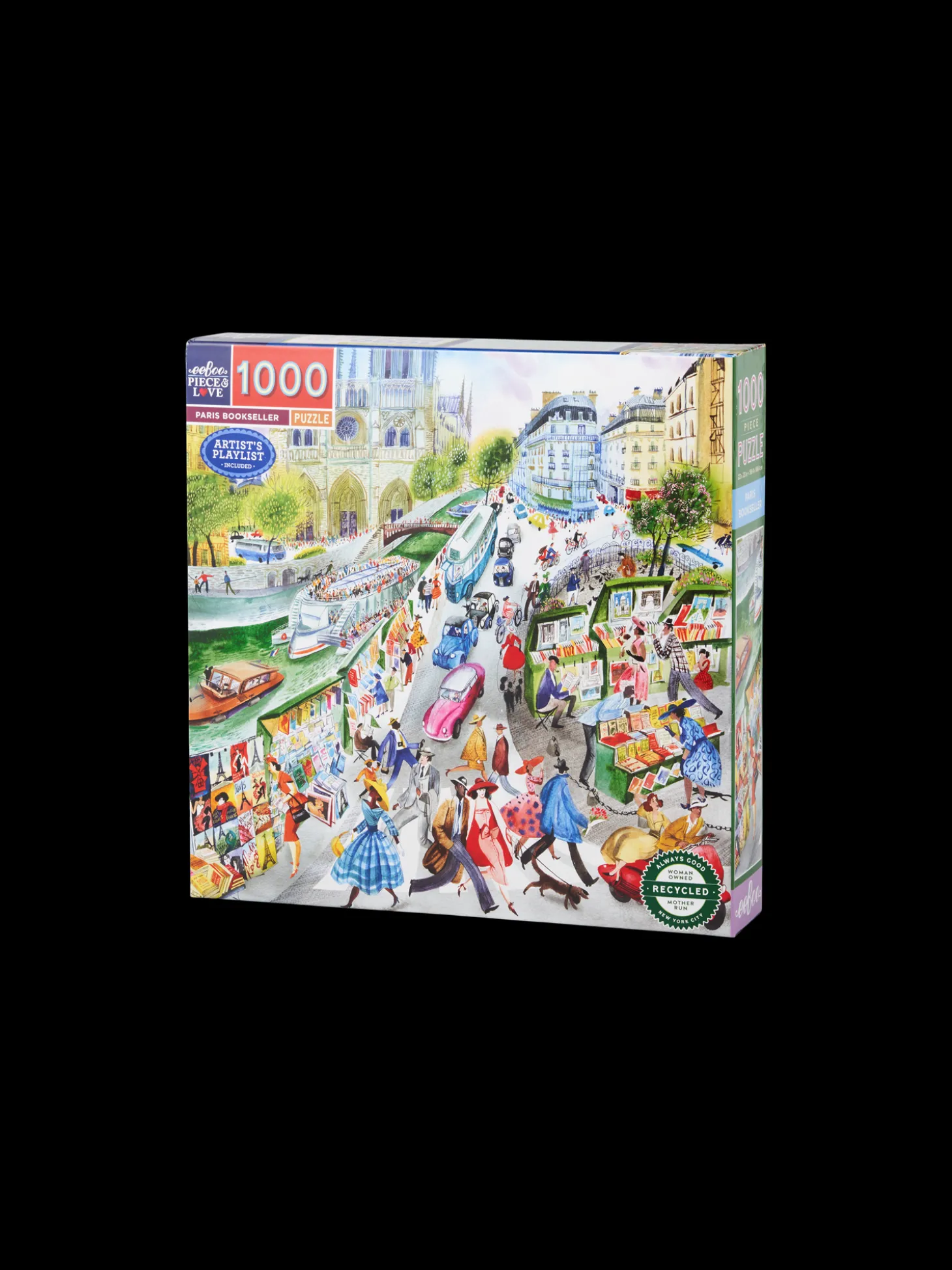Paris Bookseller-puslespill 1000 Brikker