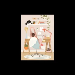 Plakat Home Office A3